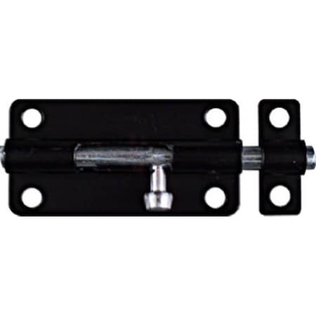 Greengrass N151-621 4 in. Barrel Bolt, Black GR830737